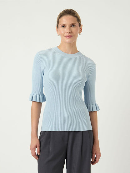 Yasmikla Knit Top, skyway