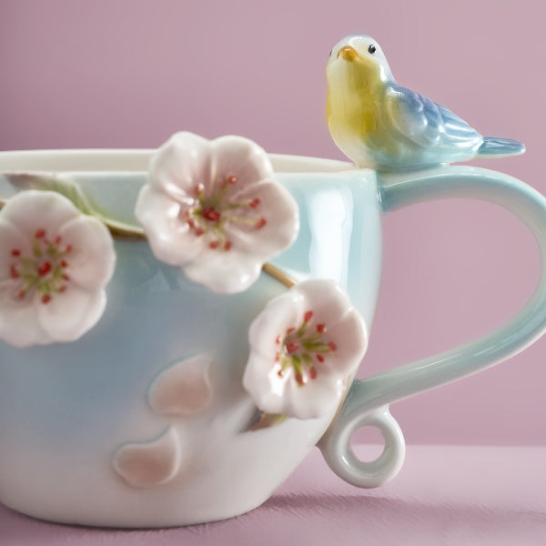 Tea, Milk and Sugar set, birds