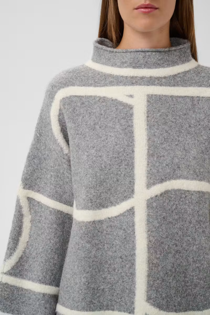 Sorea Mono Pullover, grey melange