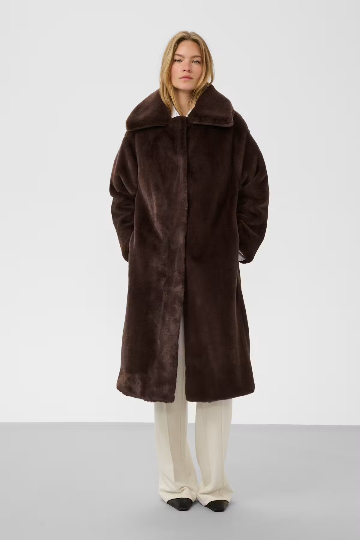 Estacia Coat, chocolate brown