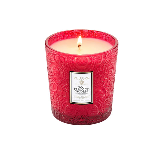 Boxed Candle 60h, Goji Tarocco Orange
