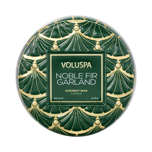 Mini Tin Candle 25h, noble fir