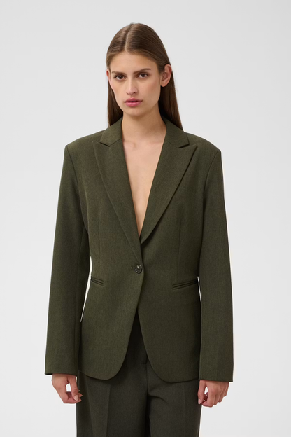 Lilu Corinne Short Blazer, rosin melange