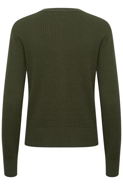 Spina Cardigan, grape leaf