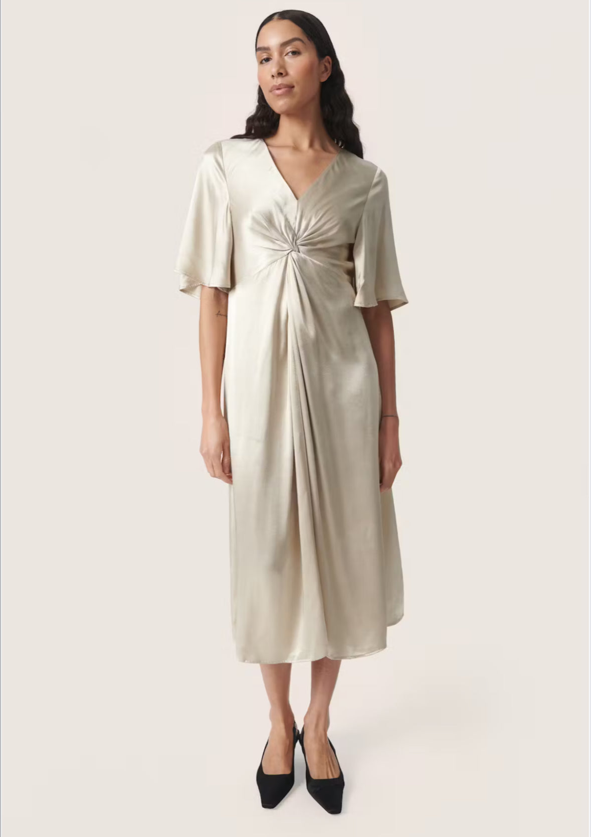 Milu Midi Dress STUDIO, spray green