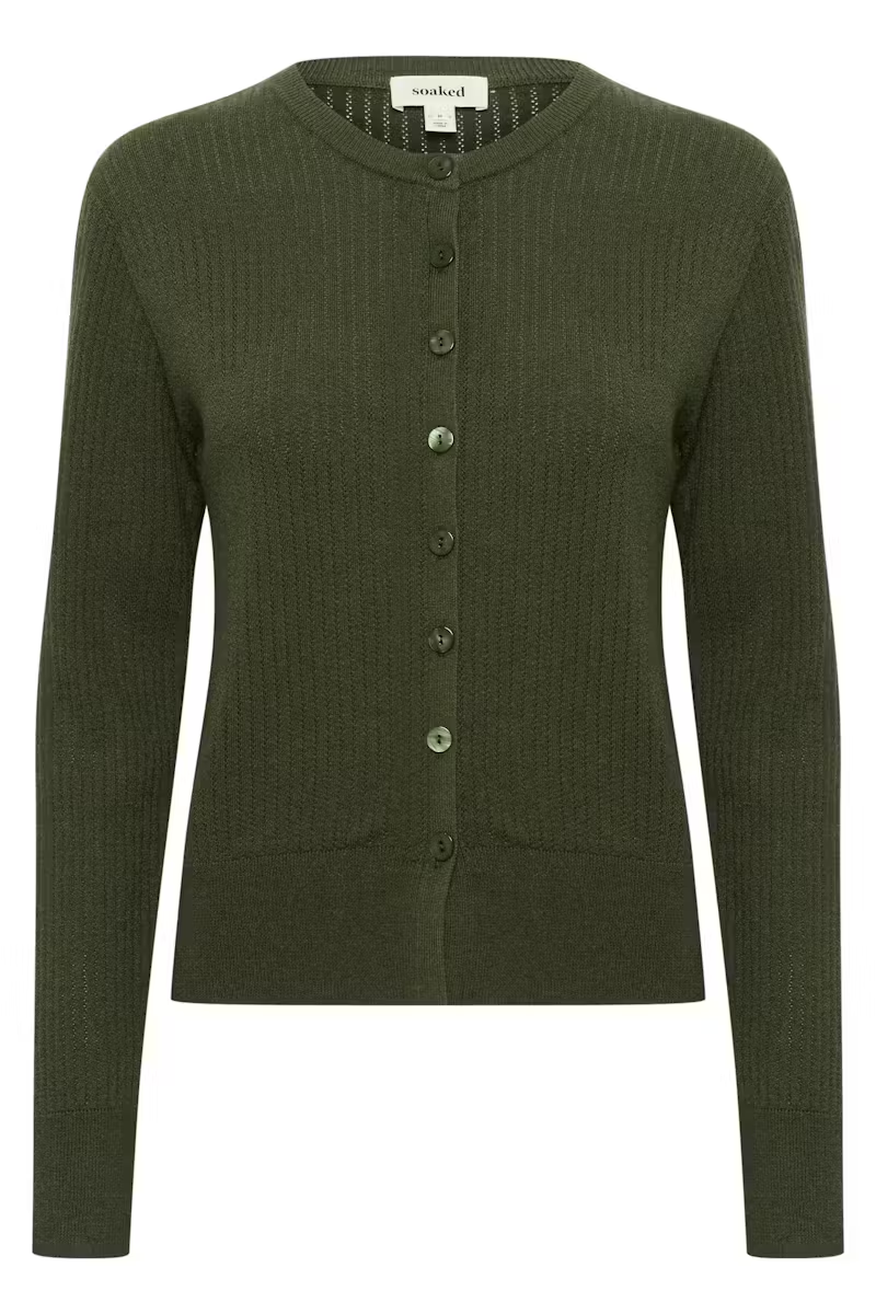 Spina Cardigan, grape leaf