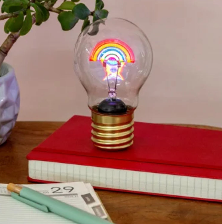Rainbow USB rechargeable light bulb lamp