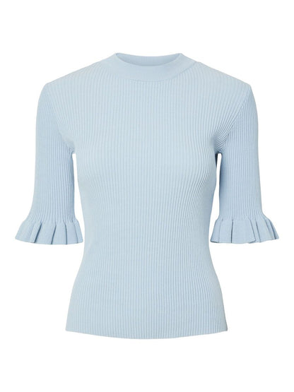 Yasmikla Knit Top, skyway