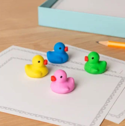 Erasers (set of 4) - Ducks