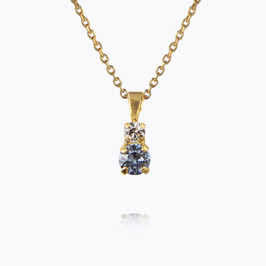 Leah necklace, blue combo