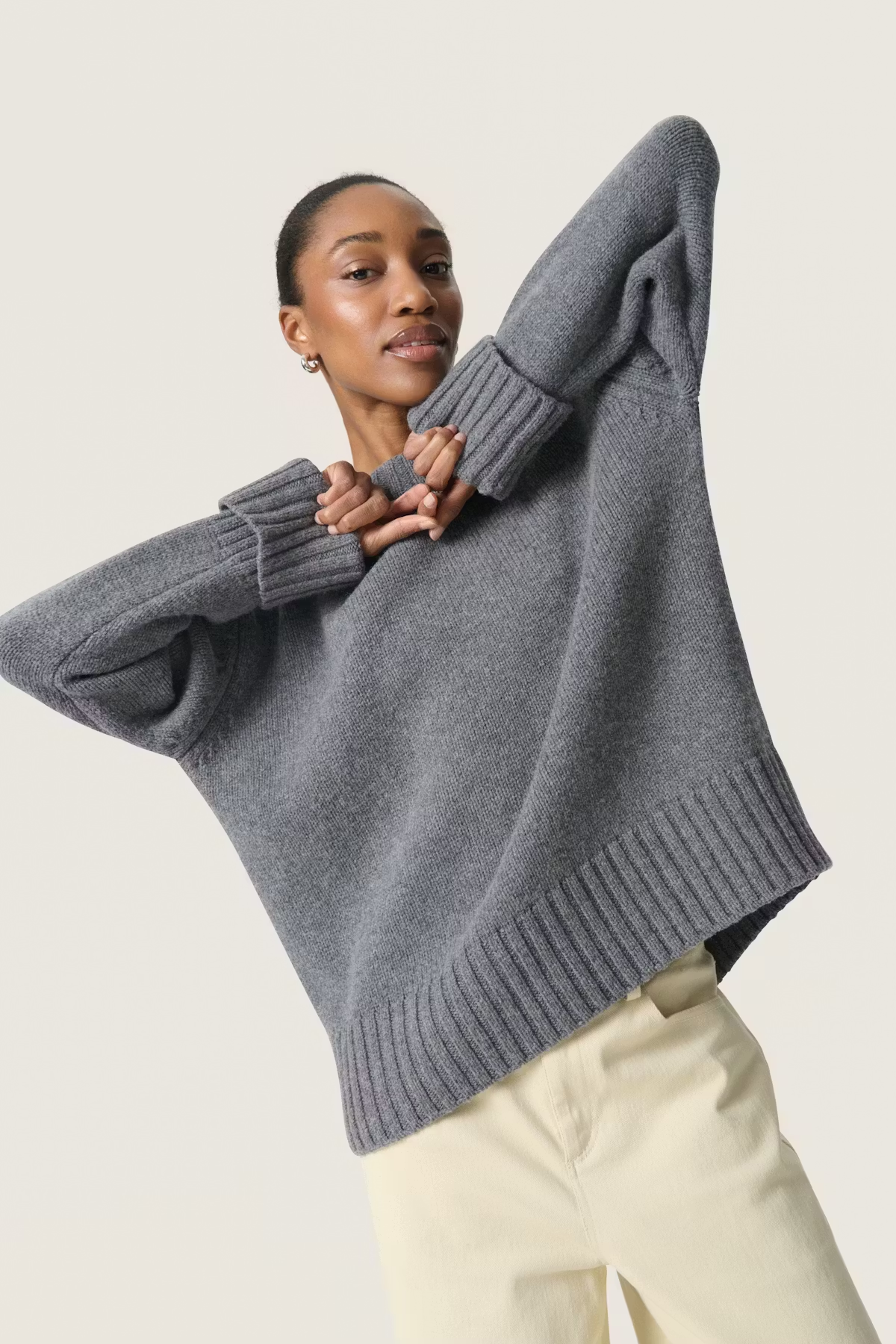 Moline Crew-Neck, grey melange