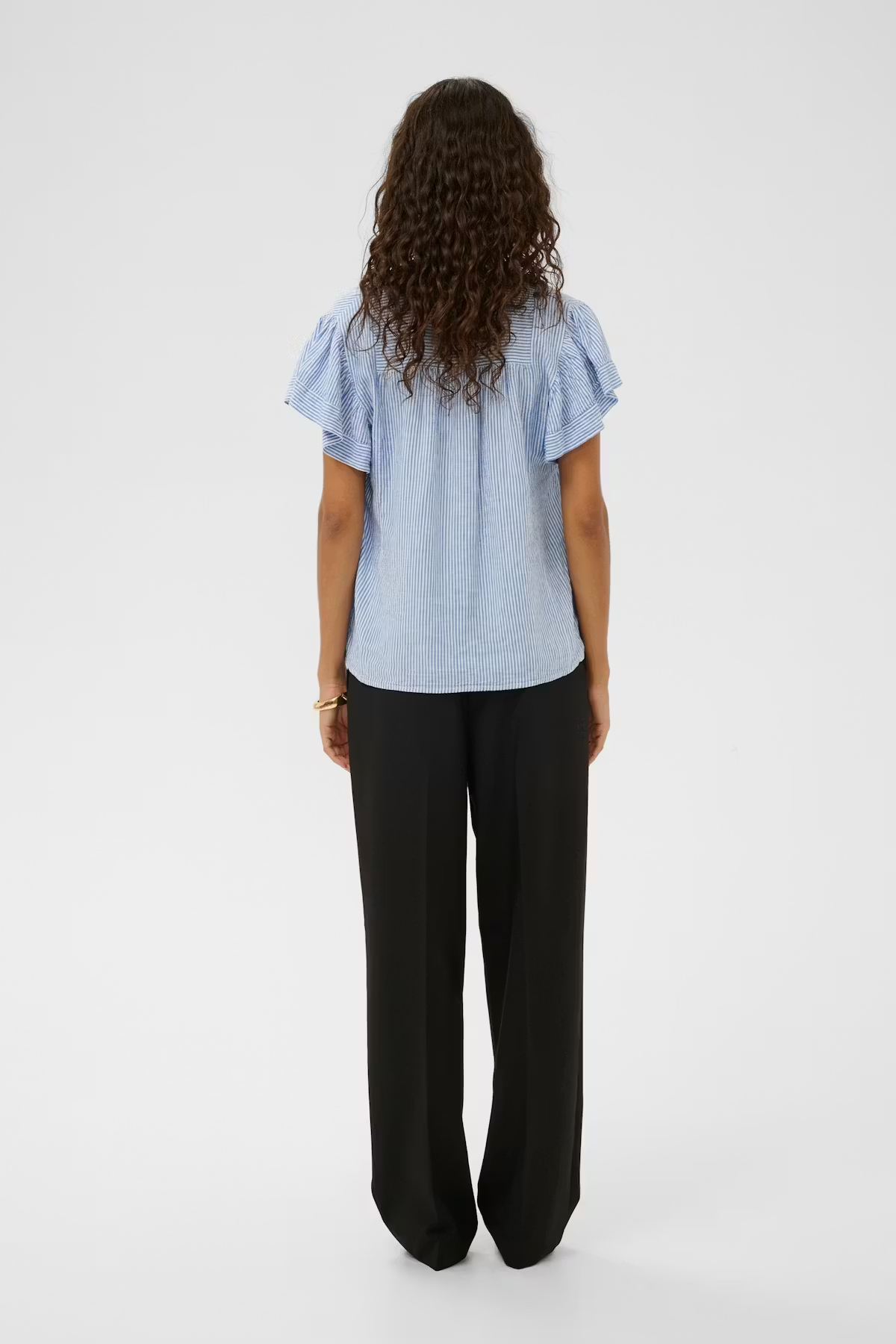 Aria Blouse, Regatta and White