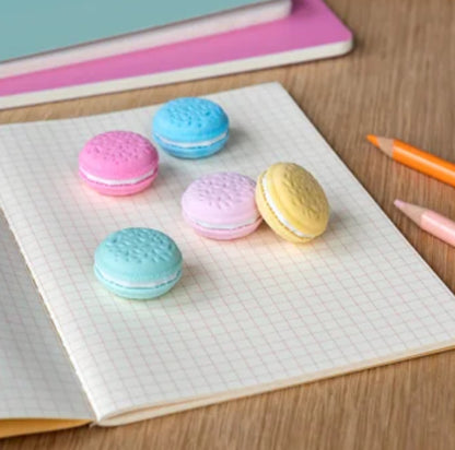 Erasers (set of 5) - Macarons