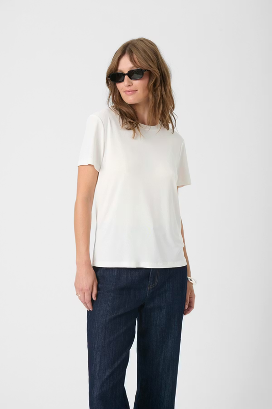 Columbine Tee, broken white