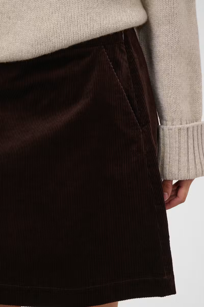 Kamet Aline Skirt, ganache