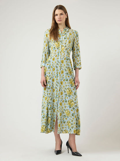 Yassavanna Long Shirt Dress, skyway/matira