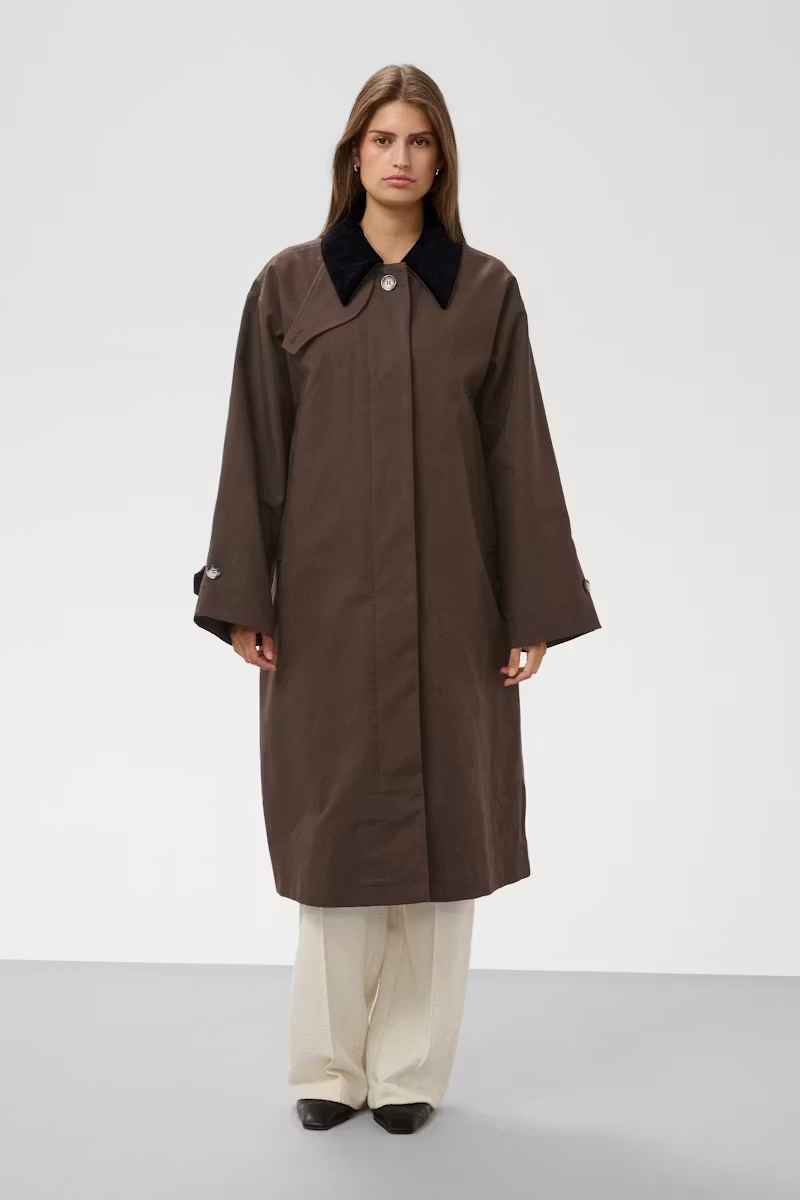 Jennah Cade Coat, chocolate brown
