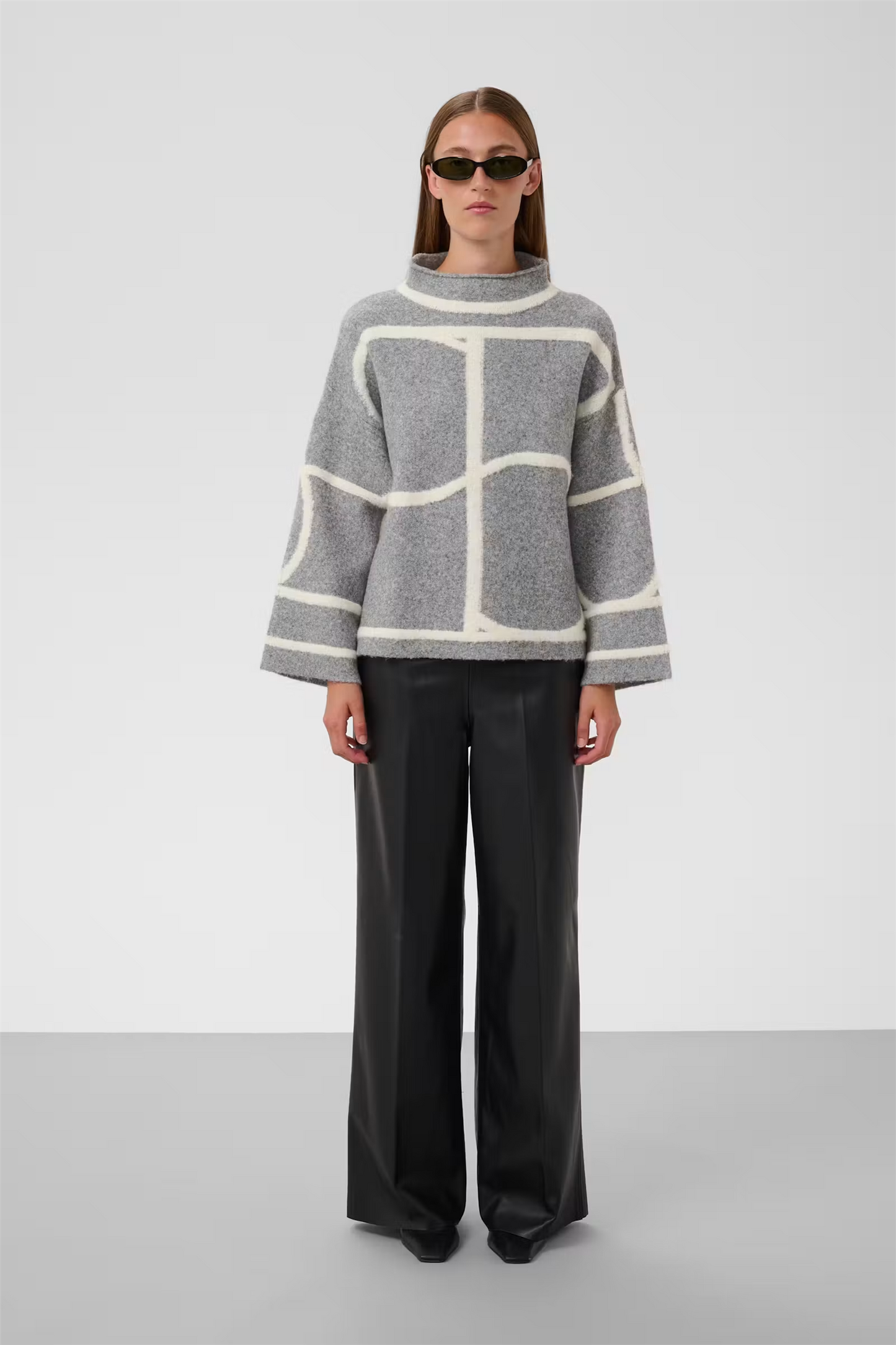 Sorea Mono Pullover, grey melange