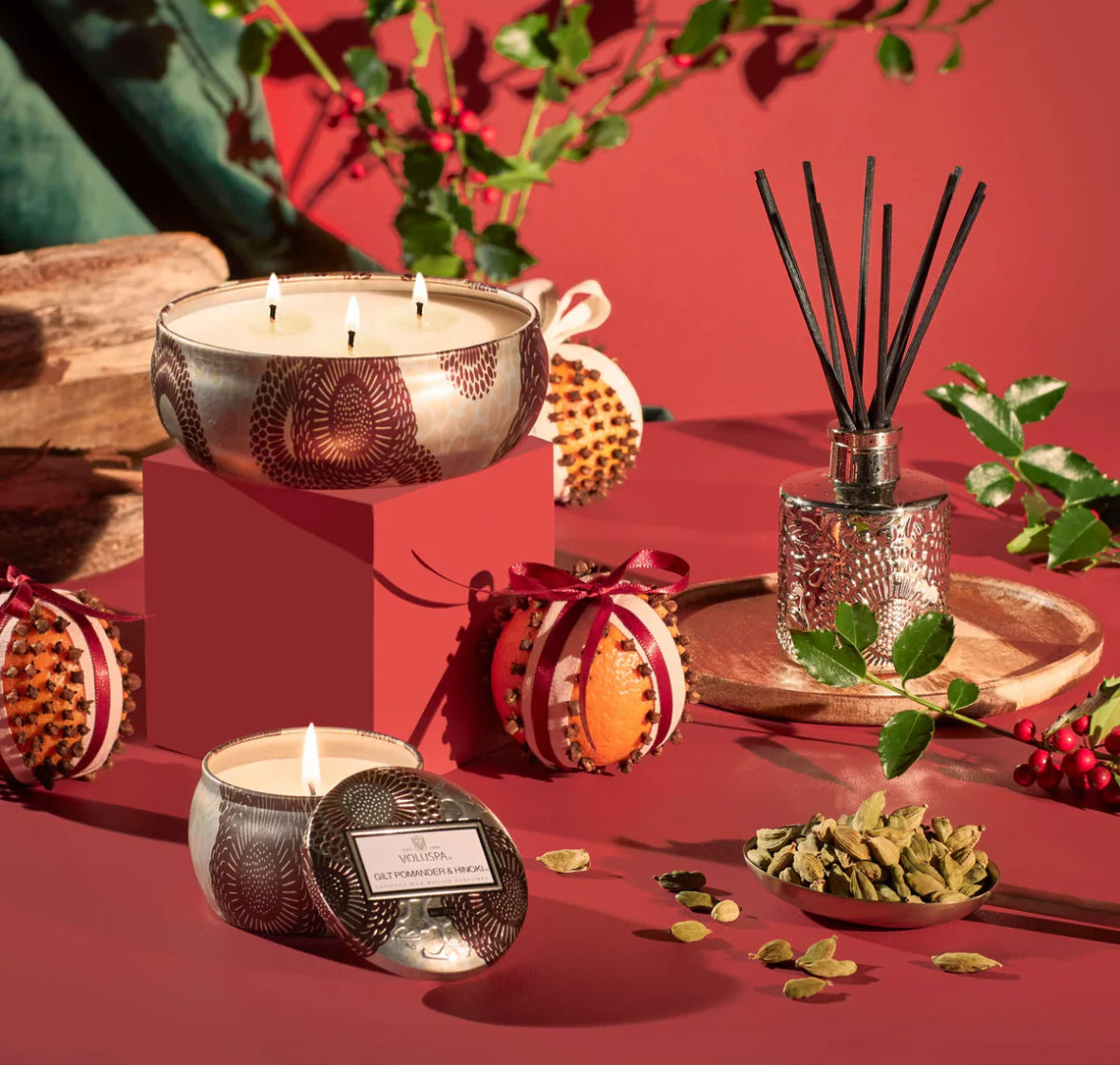 Reed Diffuser, gilt, pomander, hinoki, 100 ml