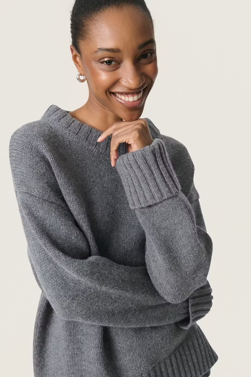 Moline Crew-Neck, grey melange