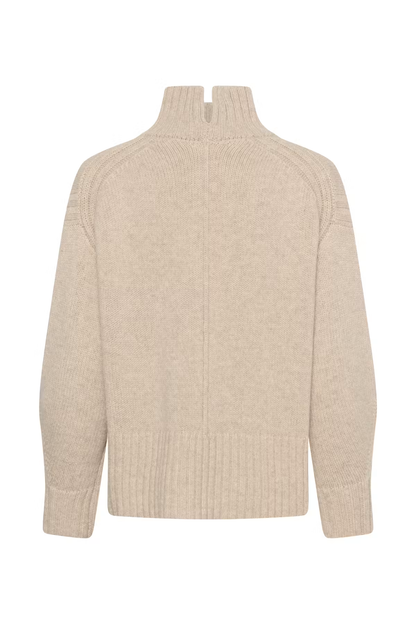 Moline High-Neck Pullover, Pistachio Shell