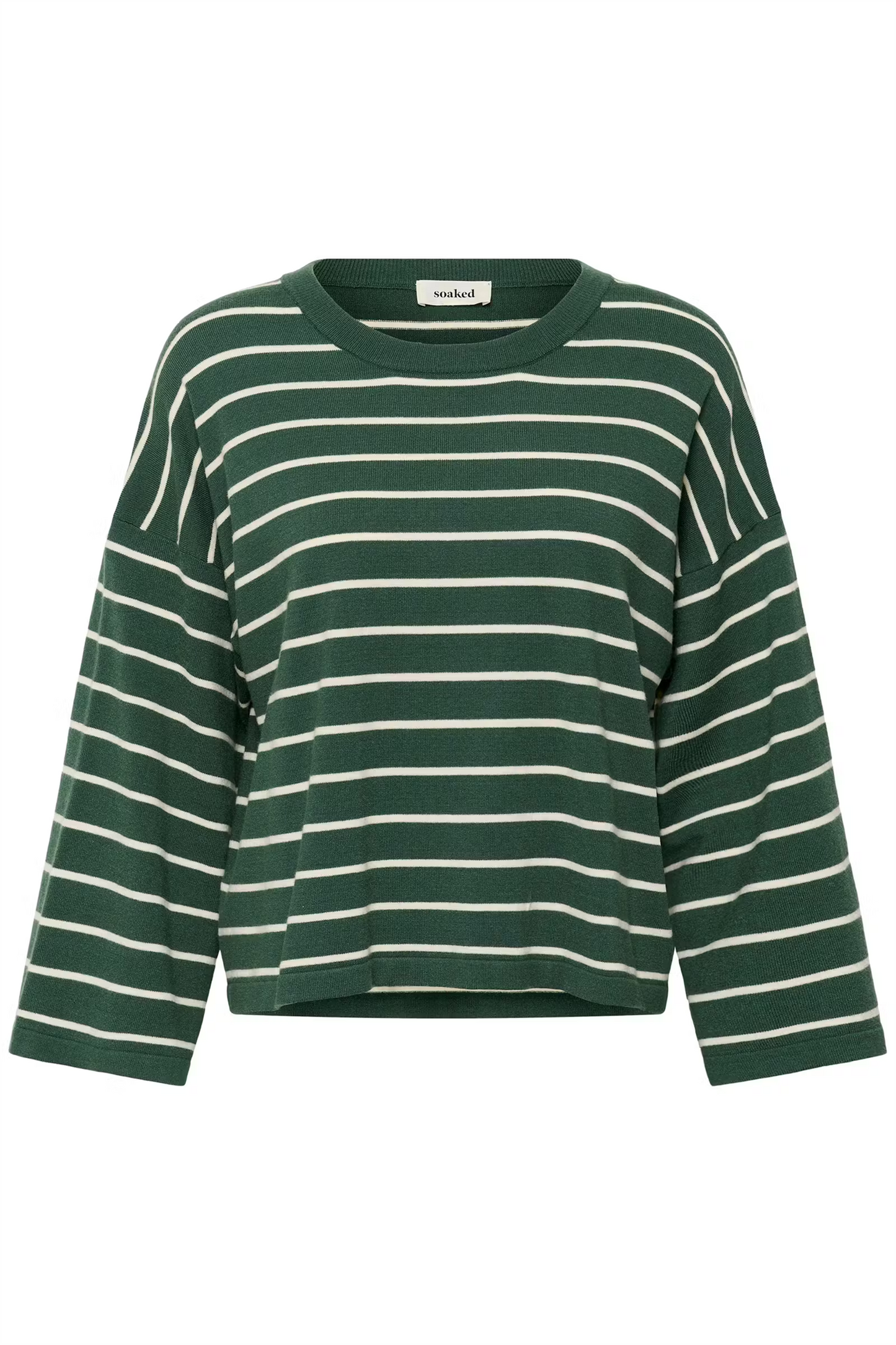 Spina Boxy Pullover Cropped, trekking green