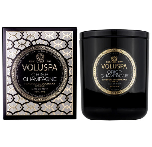 Boxed Candle 60h, crisp champagne