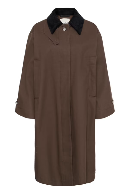 Jennah Cade Coat, chocolate brown