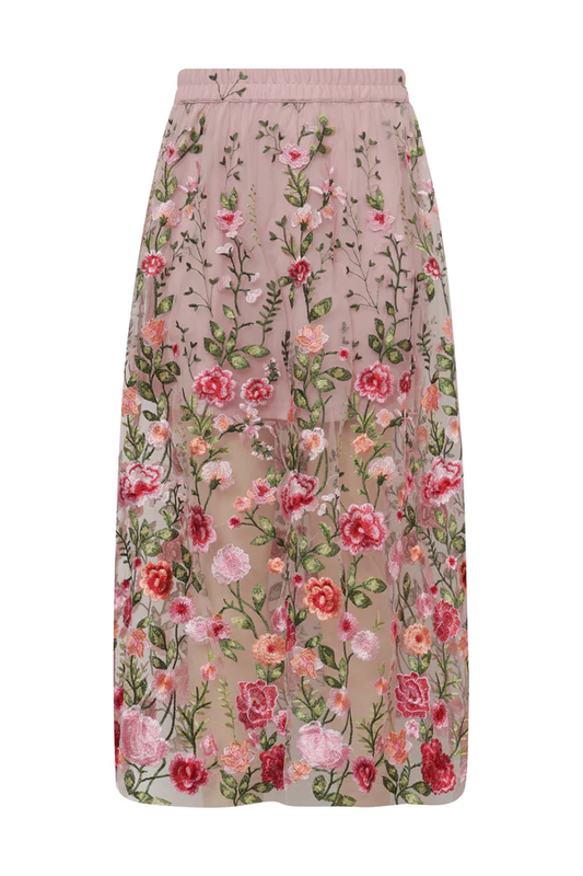 Fuchsia Skirt, rose/red