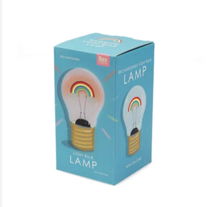 Rainbow USB rechargeable light bulb lamp