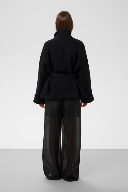 Angelina Double Breasted Jacket, black