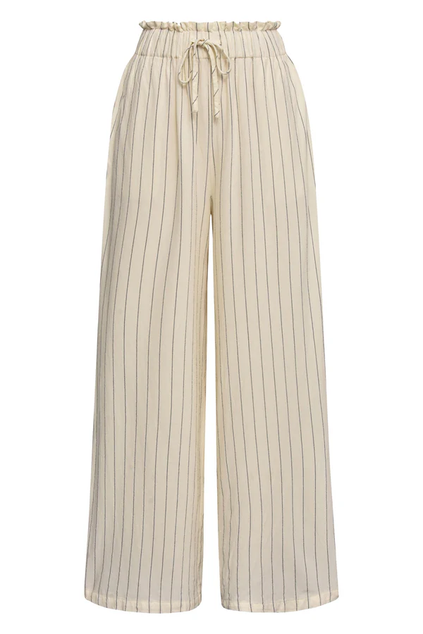 Lerke Stripe Pants, off white