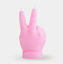 Load image into Gallery viewer, Baby Candle, PEACE, pink