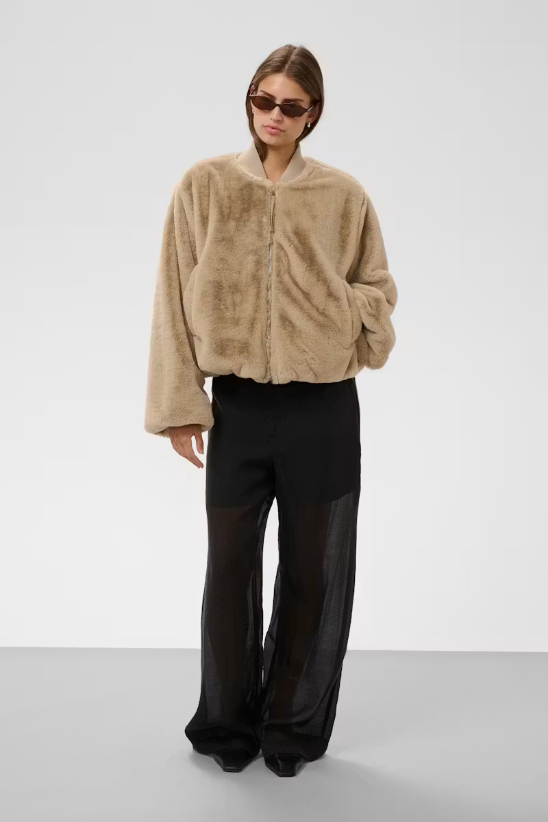 Estacia Bomber Jacket, feather gray