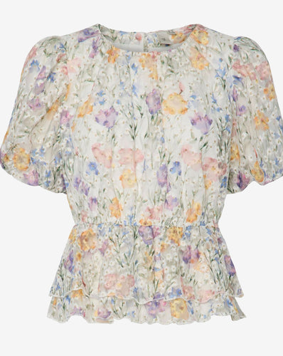 Yasleanna Top, show, star white/flowers