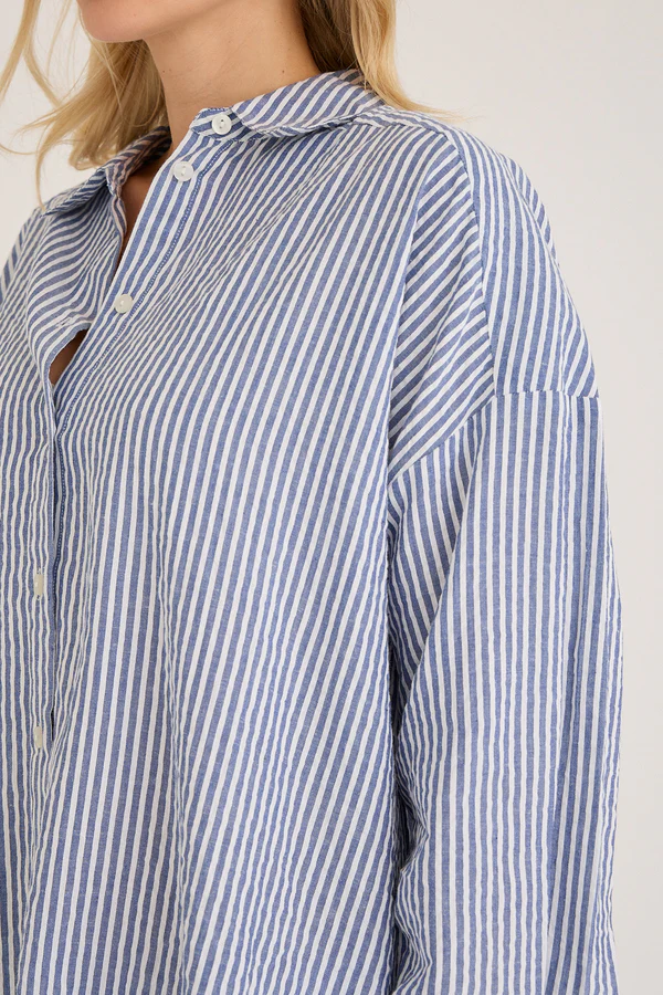 Sonja New Shirt, navy/white