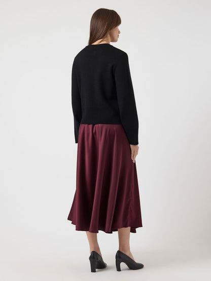 Yaspimi Knit Cardigan, black