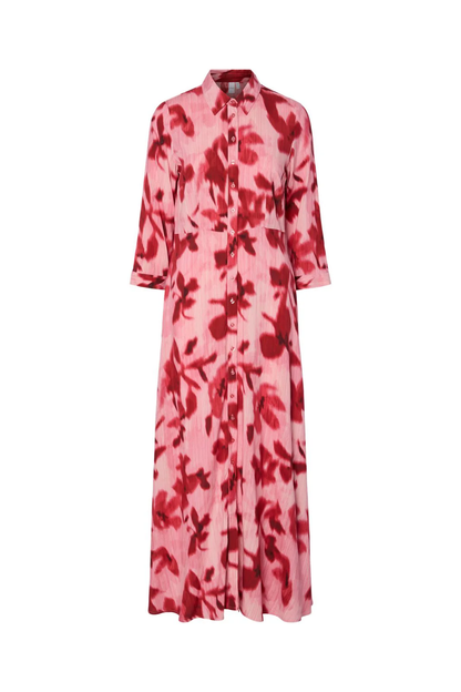 Yasasina Long Shirt Dress, Moonlite mauve/cammy