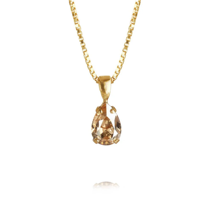 Petite Drop Necklace, golden shadow