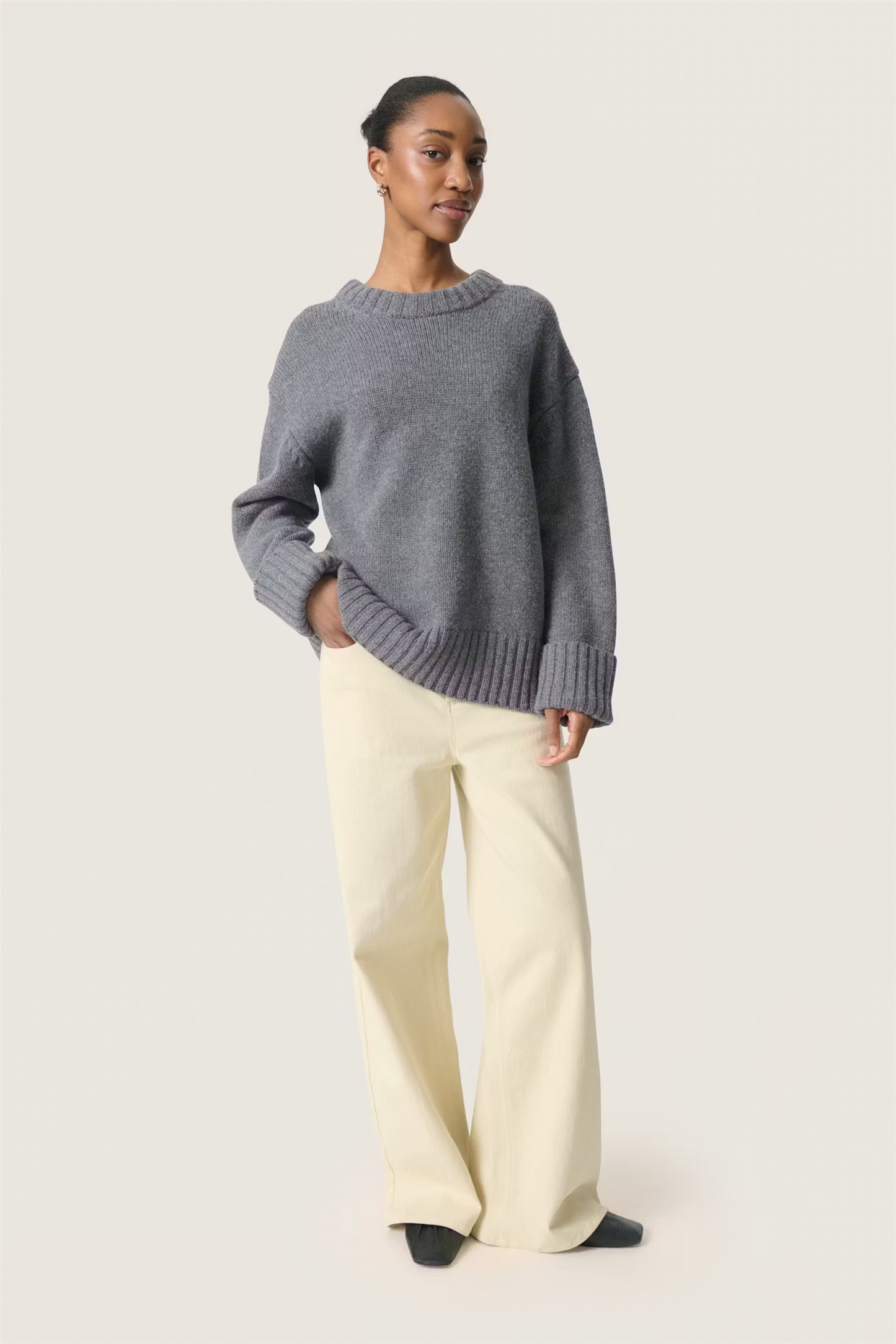 Moline Crew-Neck, grey melange