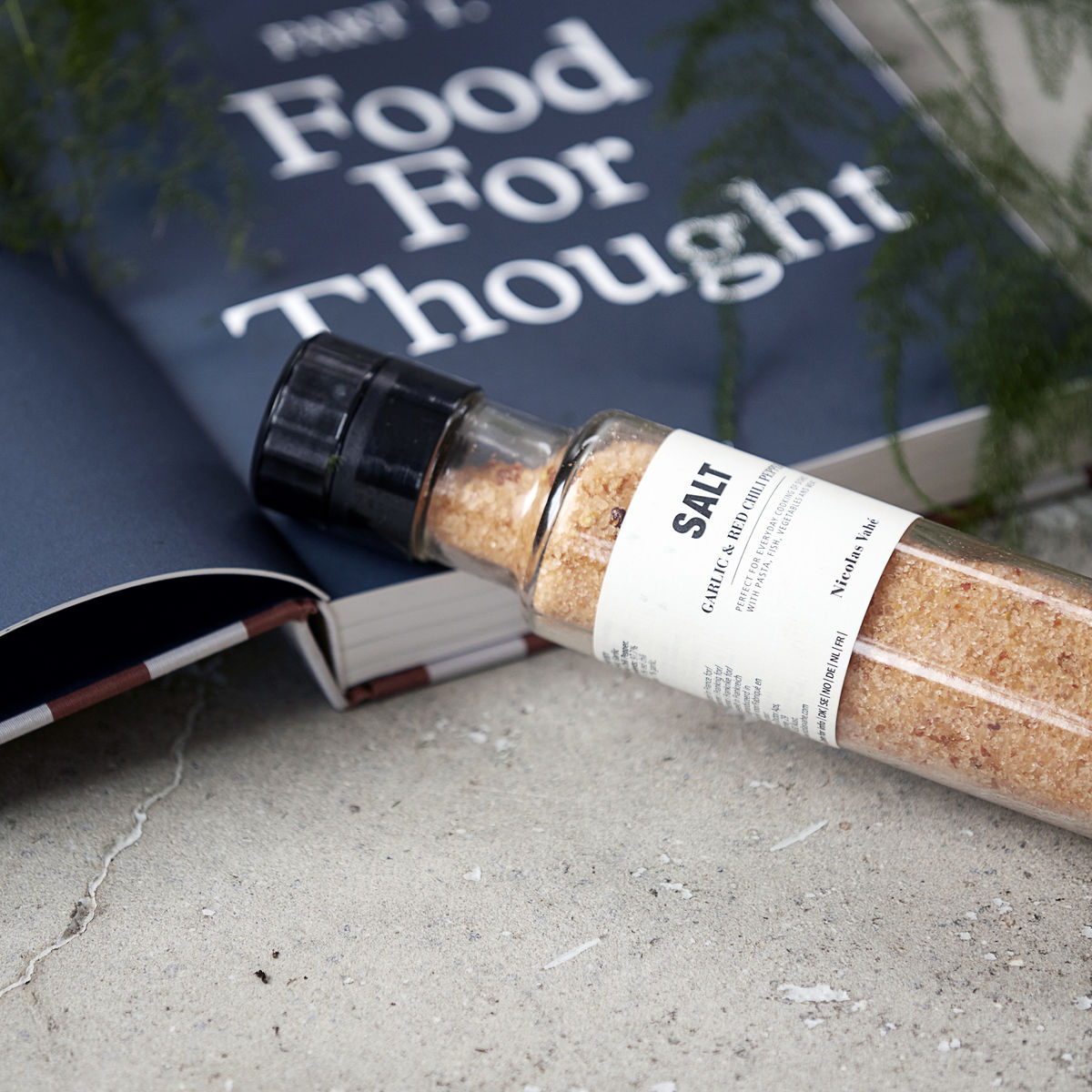 Salt, hvitløk/rød chili