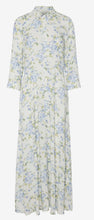 Load image into Gallery viewer, Yassavanna Long Shirt Dress, star white//sumelli