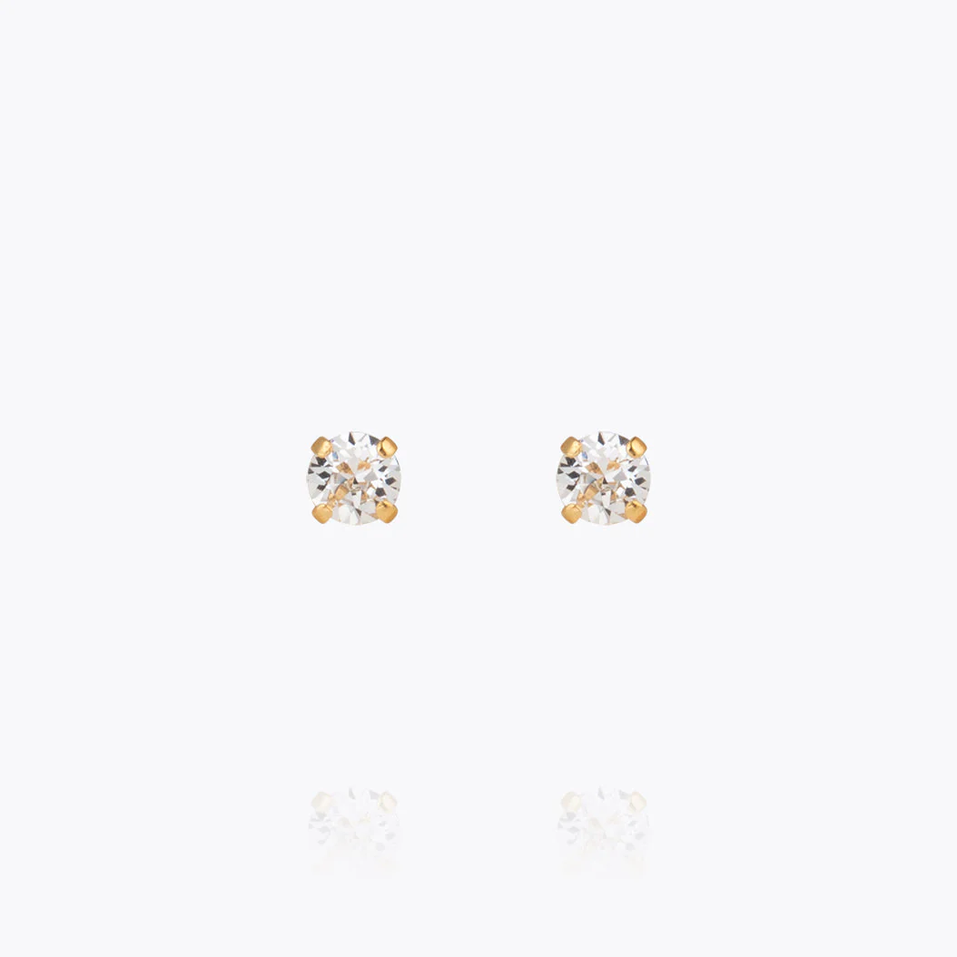 Mini Stud Earrings, crystal