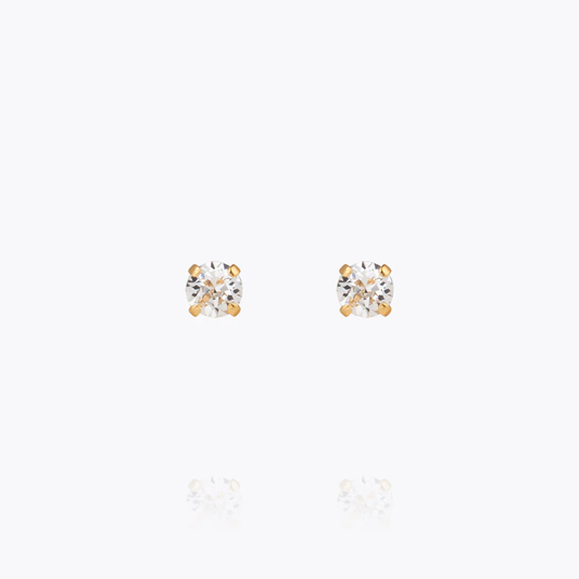 Mini Stud Earrings, crystal