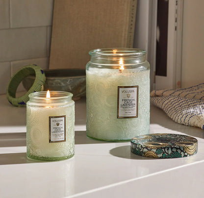 Small Jar Candle, French cade/lavender