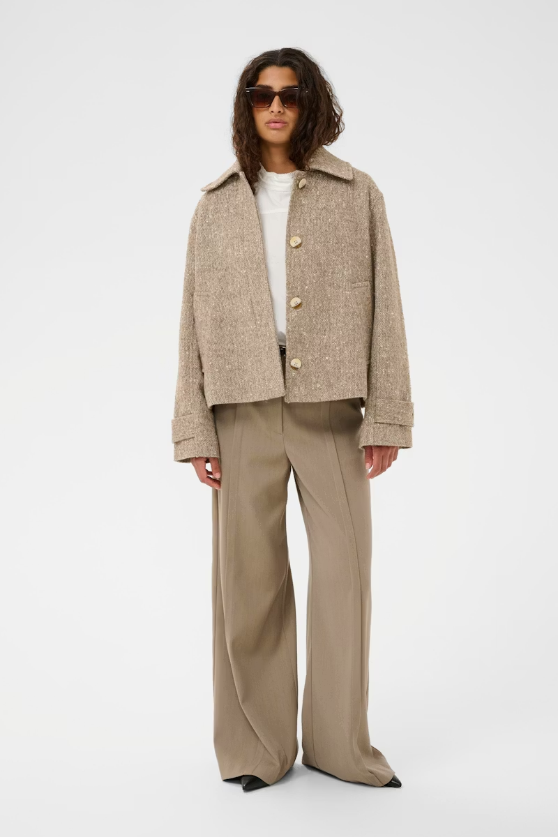 Oleia Akeleje Jacket, fossil/white twill