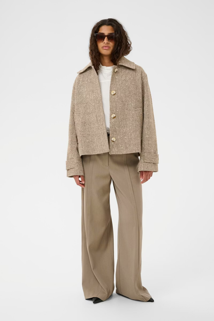 Oleia Akeleje Jacket, fossil/white twill