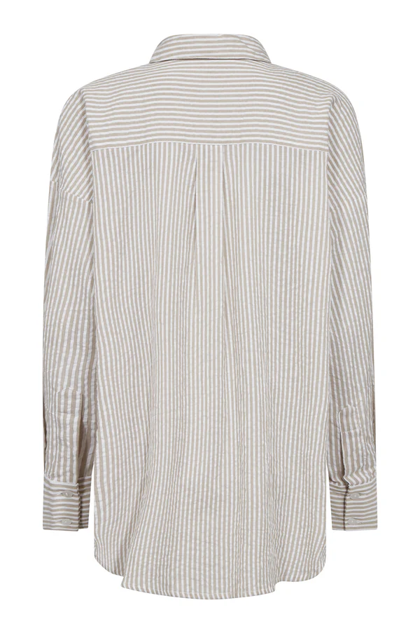 Sonja New Shirt, sand/white