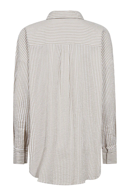 Sonja New Shirt, sand/white