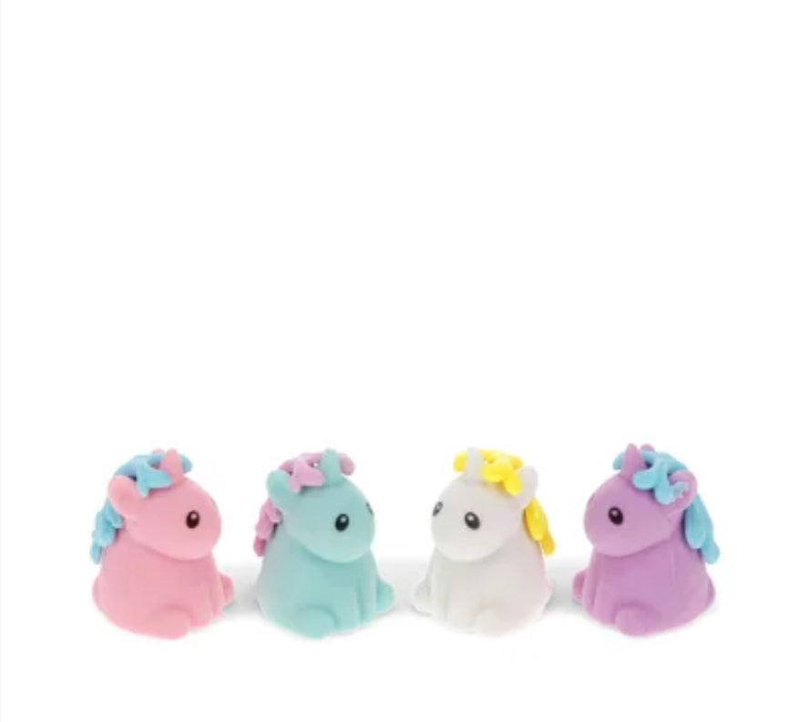Erasers (set of 4) - Unicorns